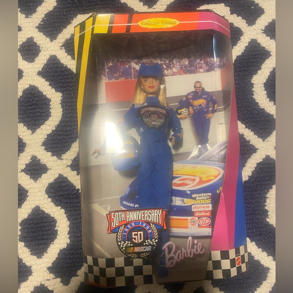 50th Anniversary Nascar 1998 Barbie Doll